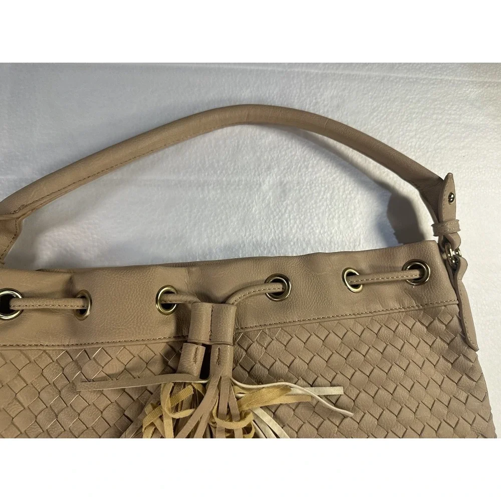 Tan Faux Leather‎ Purse NOATD Handbag - Very Nice Great Condition